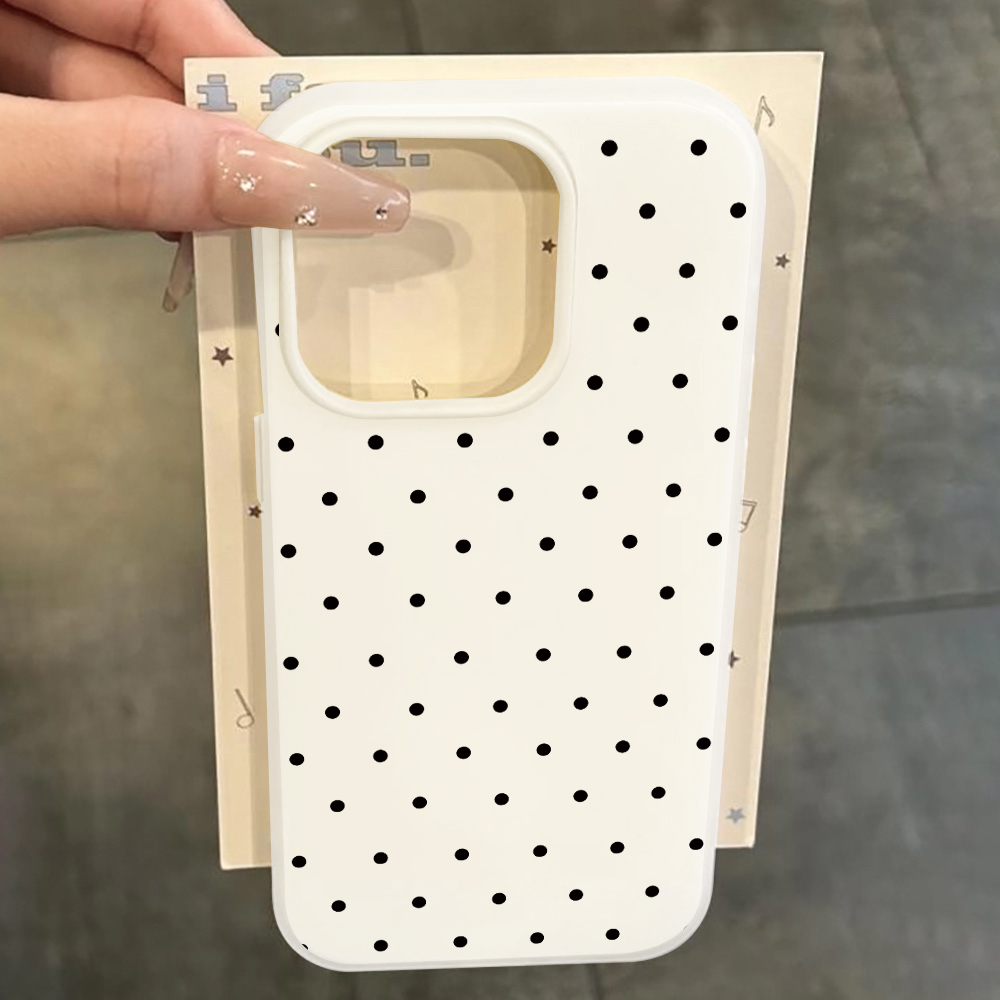 Samsung Galaxy S24 - Minimalistische Polka-Dot-Staubschutzhülle für Samsung Galaxy S26