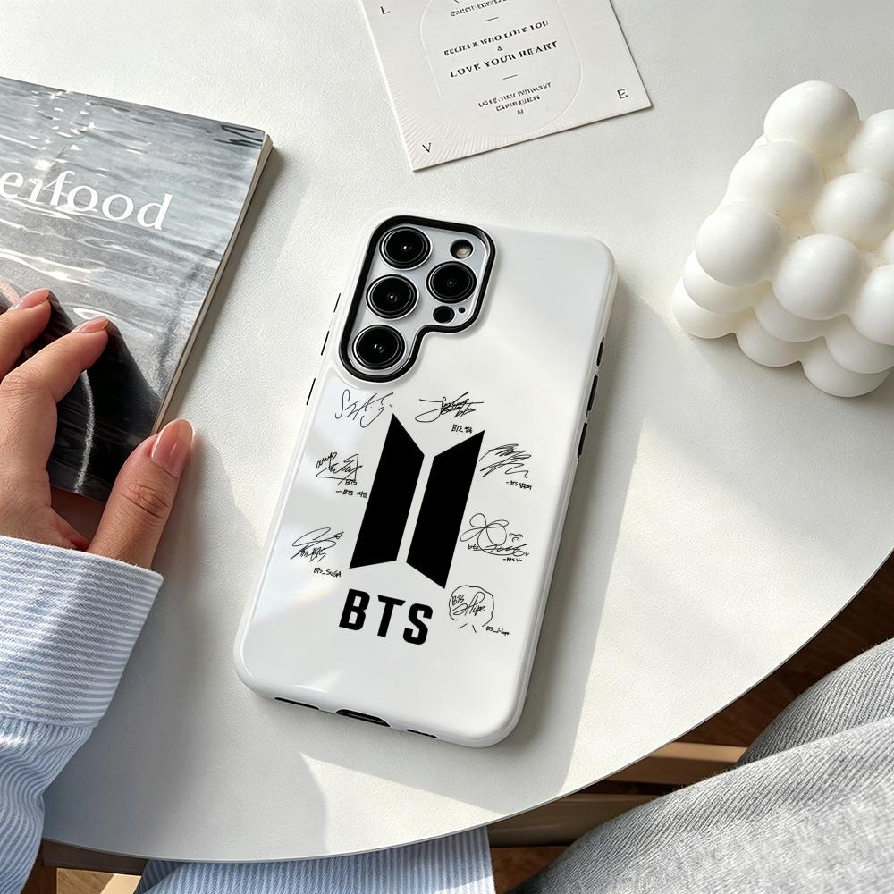 Samsung Galaxy S24 - Coole kugelsichere BTS BOYS Handyhülle für