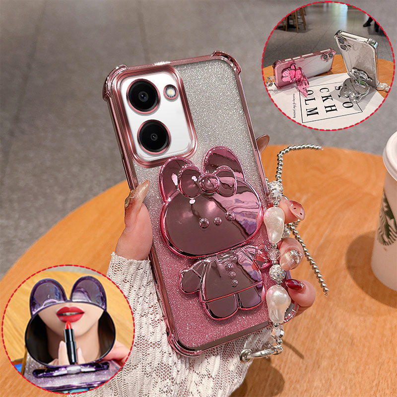 Modische, süße 3D-Hasen-Spiege – Vivo Y28 Bewertung und Preis