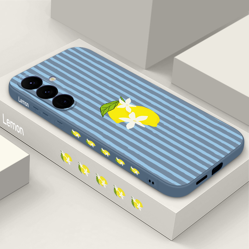 Gestreifte Zitronen-Print TPU  – Samsung Galaxy A55 Bewertung und Preis