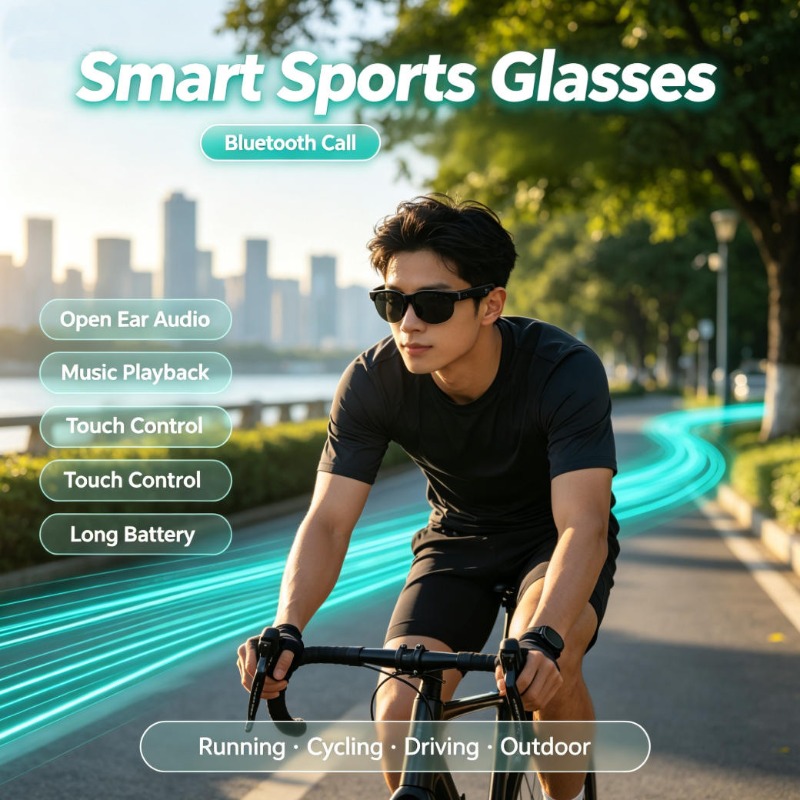 Intelligente Sportbrille mit o – Smart Glasses Lens Bewertung und Preis