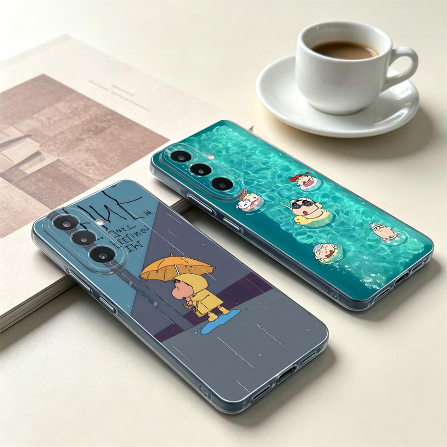 Gelber Regenschirm-Jungen Hand – Samsung Galaxy A55 Bewertung und Preis